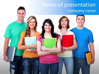 Healthy People Casual PowerPoint Template