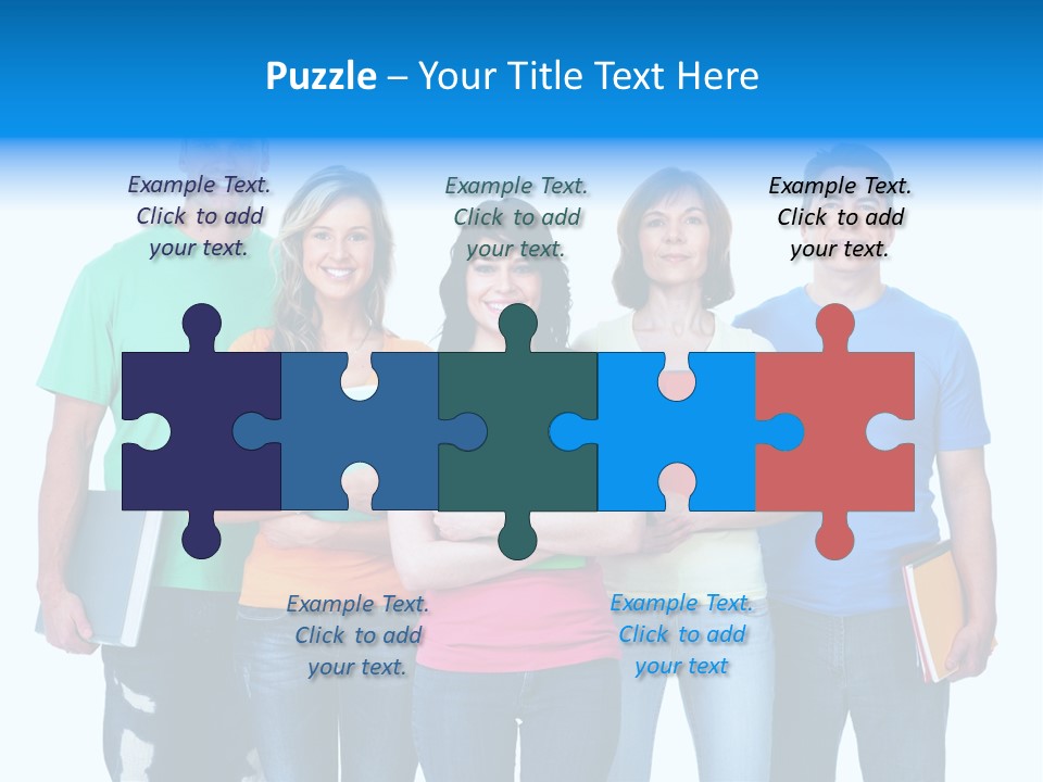 Healthy People Casual PowerPoint Template