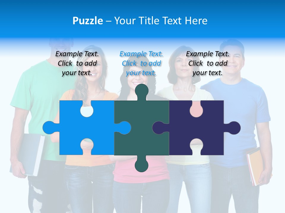 Healthy People Casual PowerPoint Template