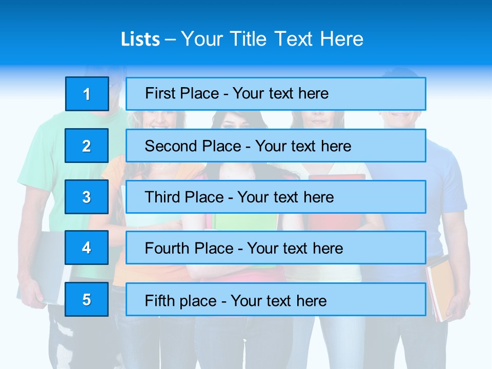 Healthy People Casual PowerPoint Template