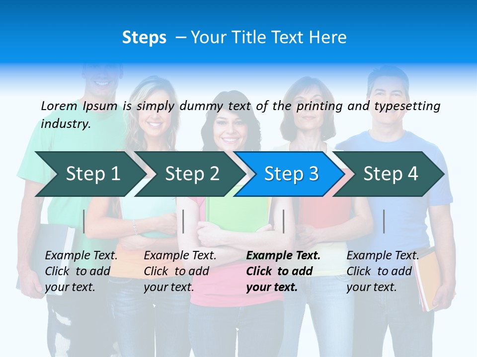 Healthy People Casual PowerPoint Template