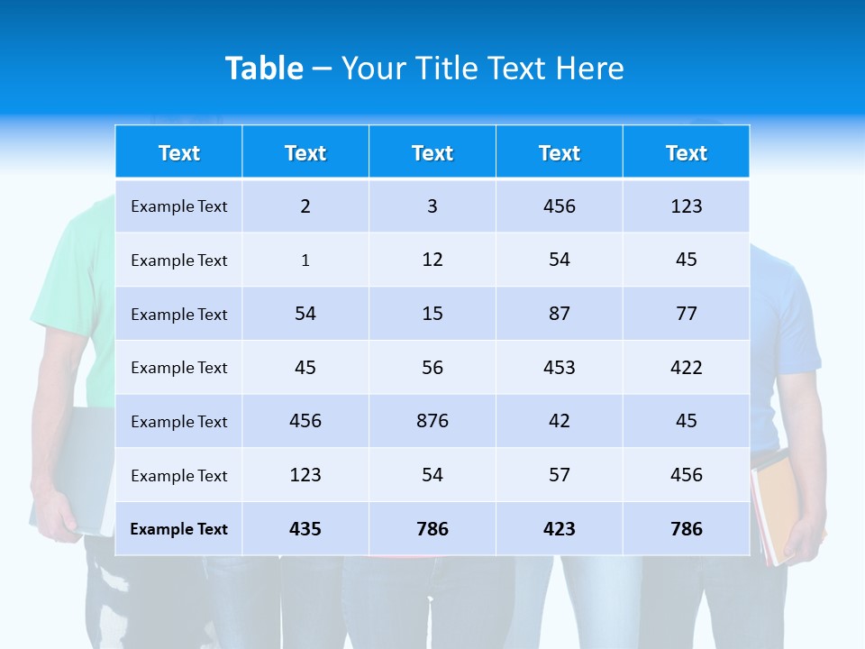 Healthy People Casual PowerPoint Template