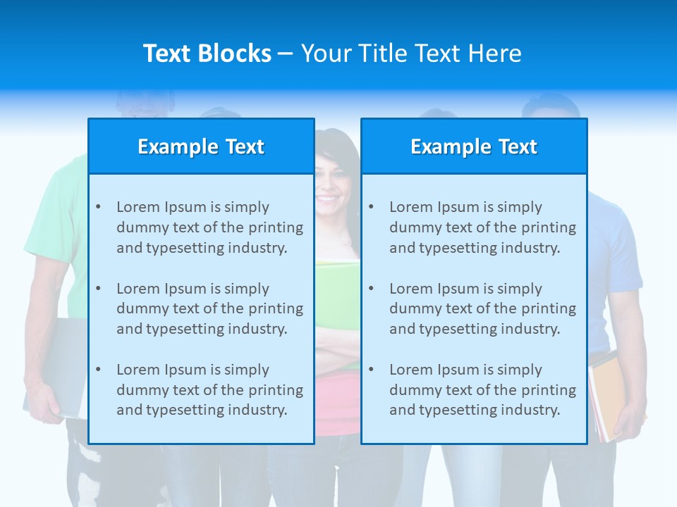 Healthy People Casual PowerPoint Template