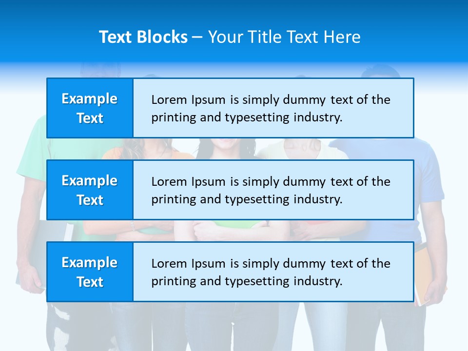 Healthy People Casual PowerPoint Template