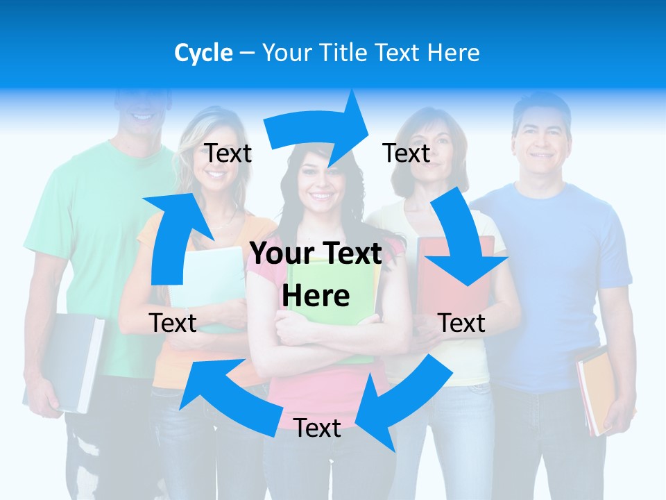 Healthy People Casual PowerPoint Template