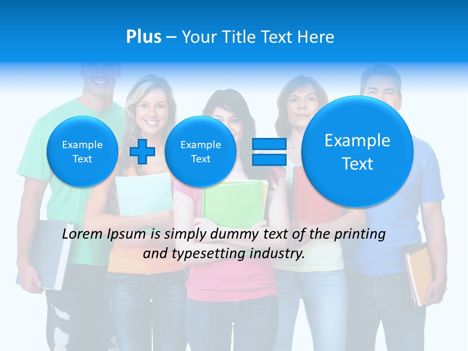 Healthy People Casual PowerPoint Template