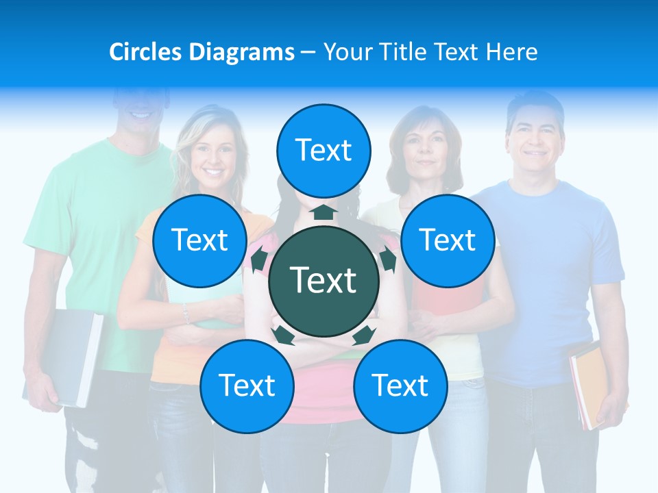 Healthy People Casual PowerPoint Template