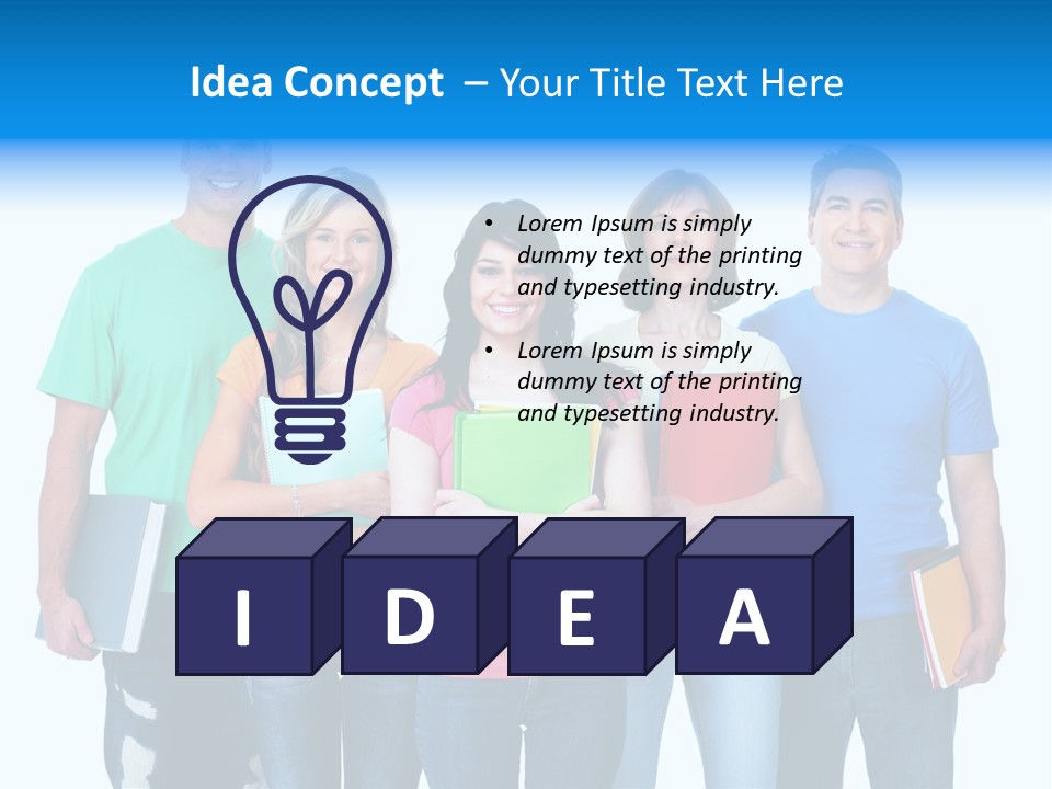 Healthy People Casual PowerPoint Template