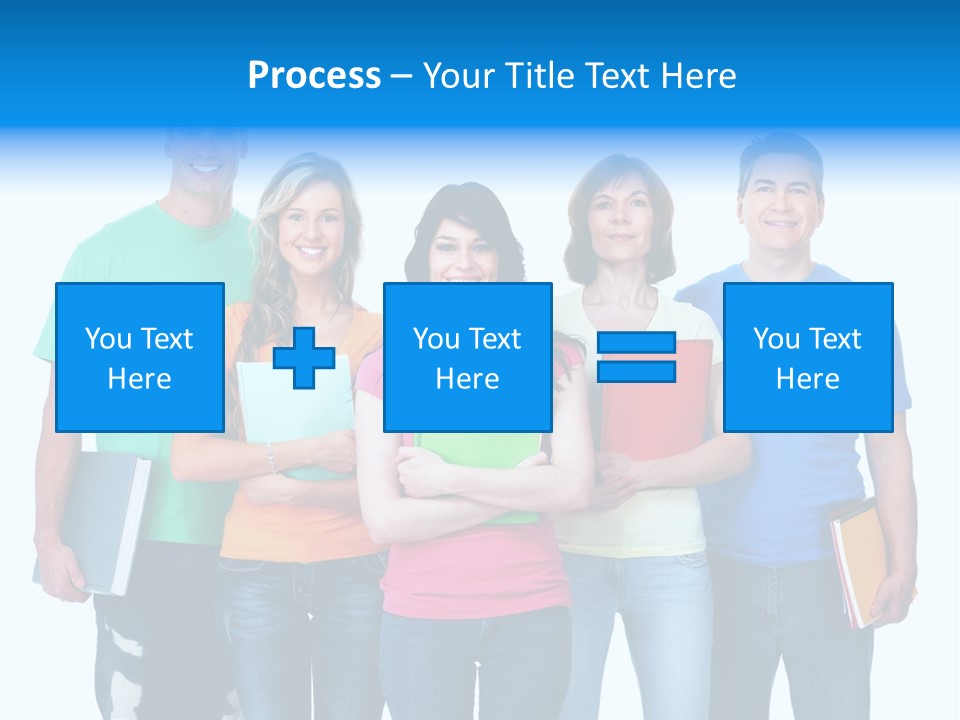 Healthy People Casual PowerPoint Template