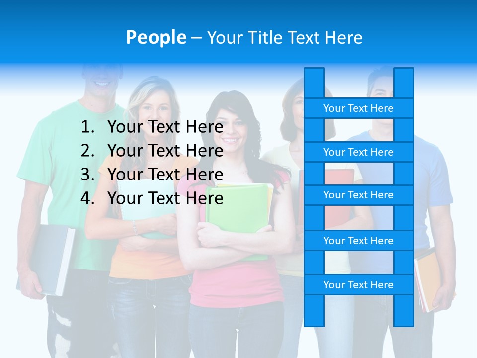 Healthy People Casual PowerPoint Template