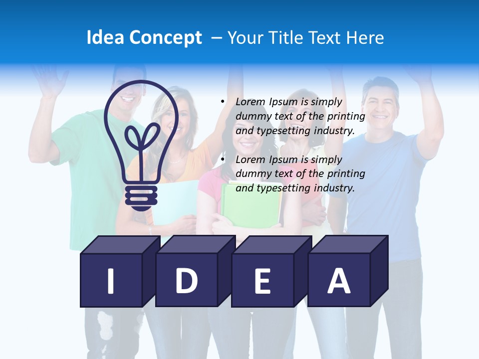 Isolate White Book PowerPoint Template