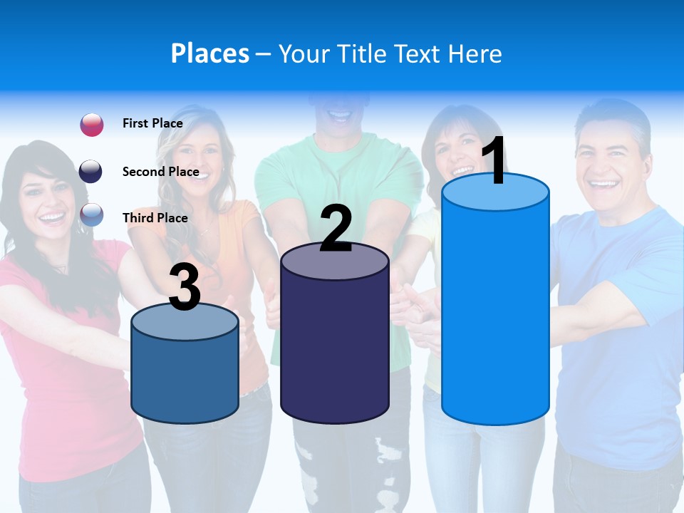 Group Isolated United PowerPoint Template