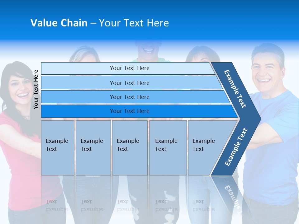 Group Isolated United PowerPoint Template