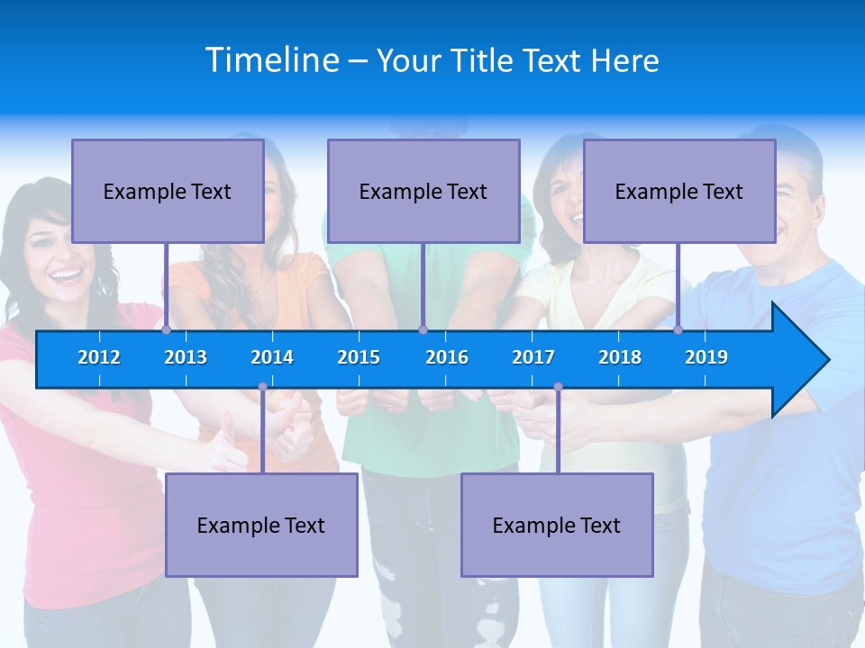 Group Isolated United PowerPoint Template
