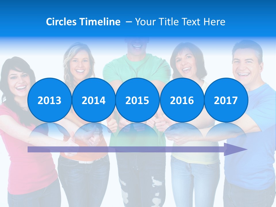 Group Isolated United PowerPoint Template