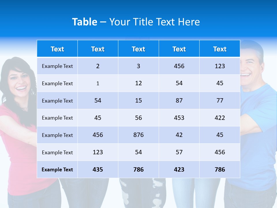 Group Isolated United PowerPoint Template