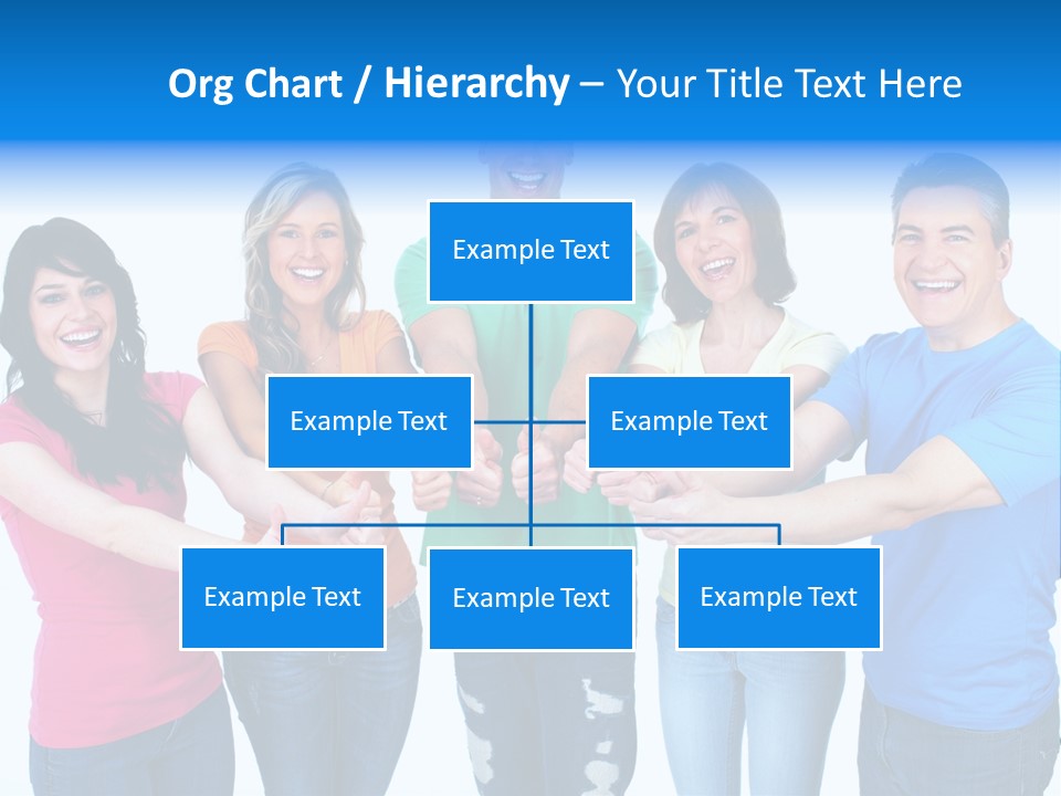 Group Isolated United PowerPoint Template