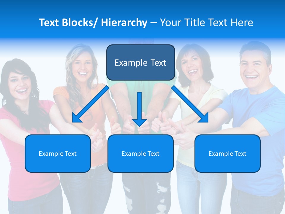 Group Isolated United PowerPoint Template