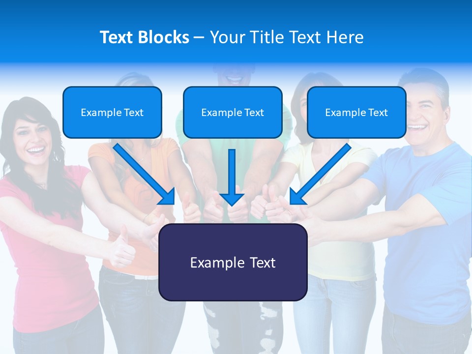 Group Isolated United PowerPoint Template