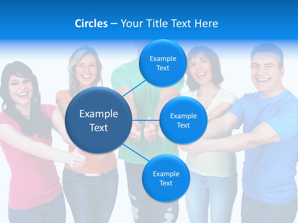 Group Isolated United PowerPoint Template