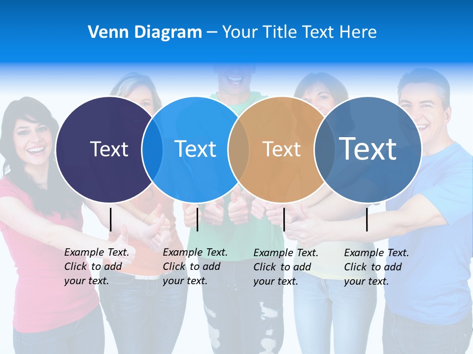 Group Isolated United PowerPoint Template