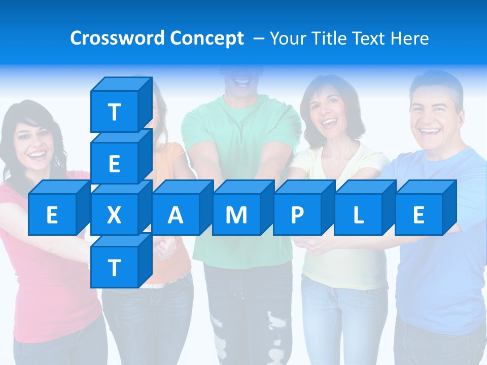 Group Isolated United PowerPoint Template