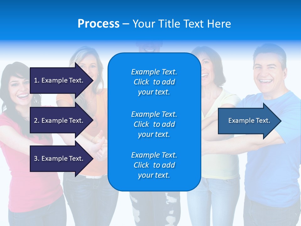 Group Isolated United PowerPoint Template