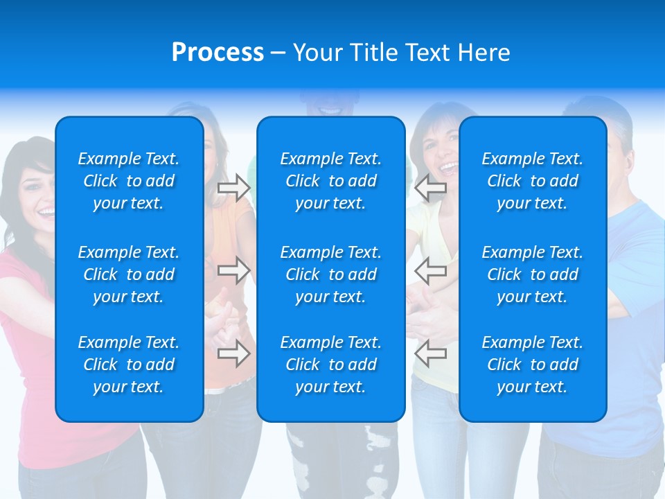 Group Isolated United PowerPoint Template