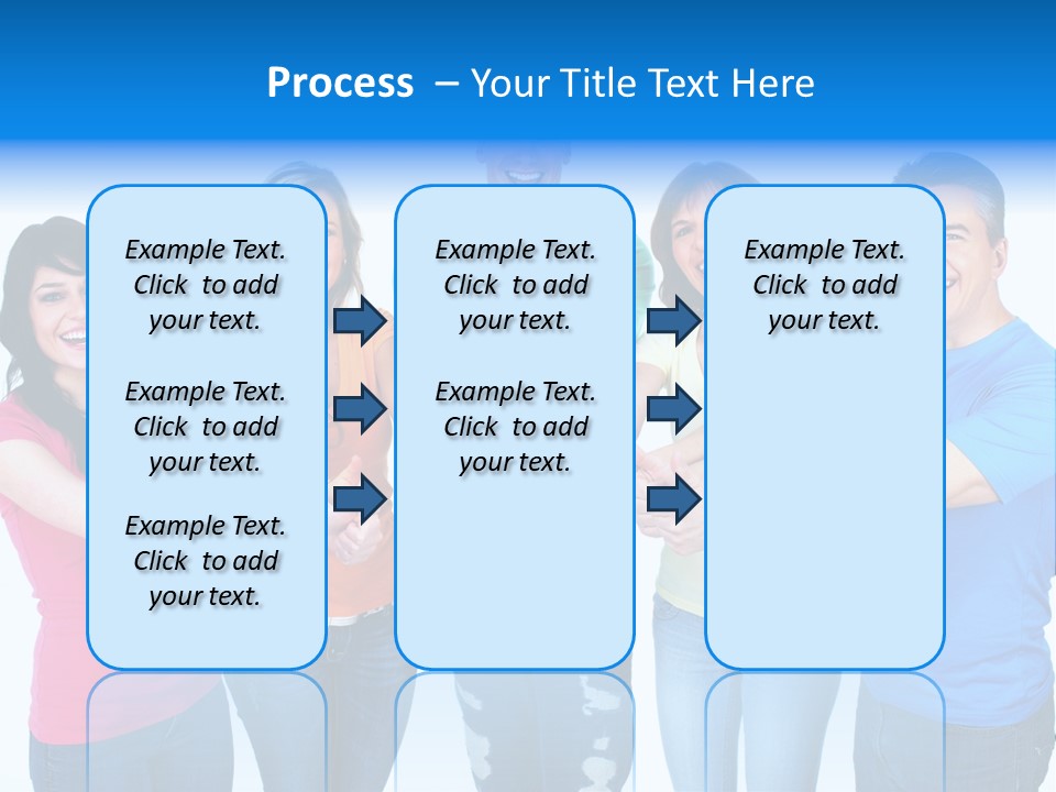 Group Isolated United PowerPoint Template