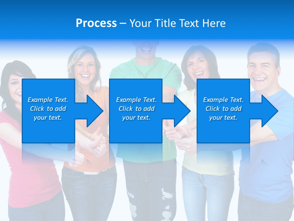 Group Isolated United PowerPoint Template