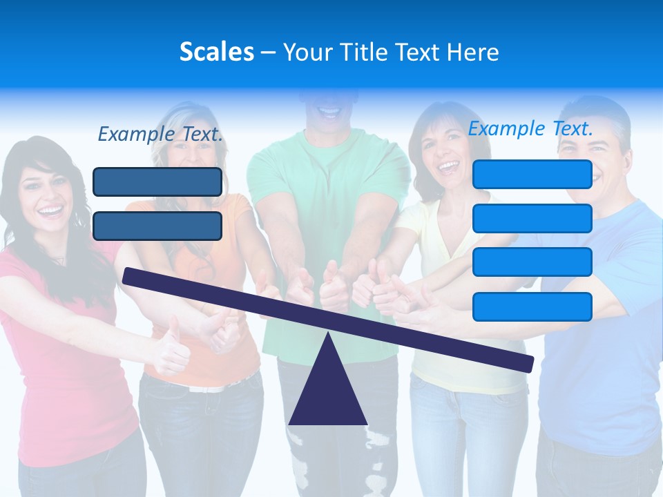 Group Isolated United PowerPoint Template