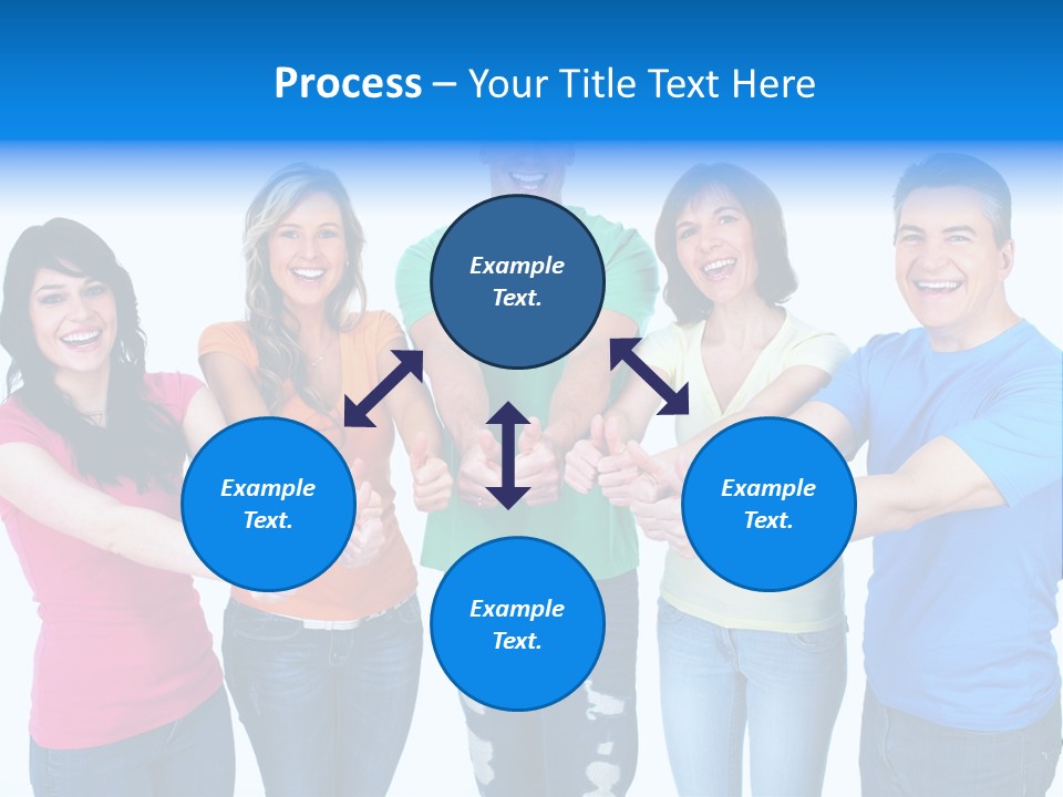 Group Isolated United PowerPoint Template