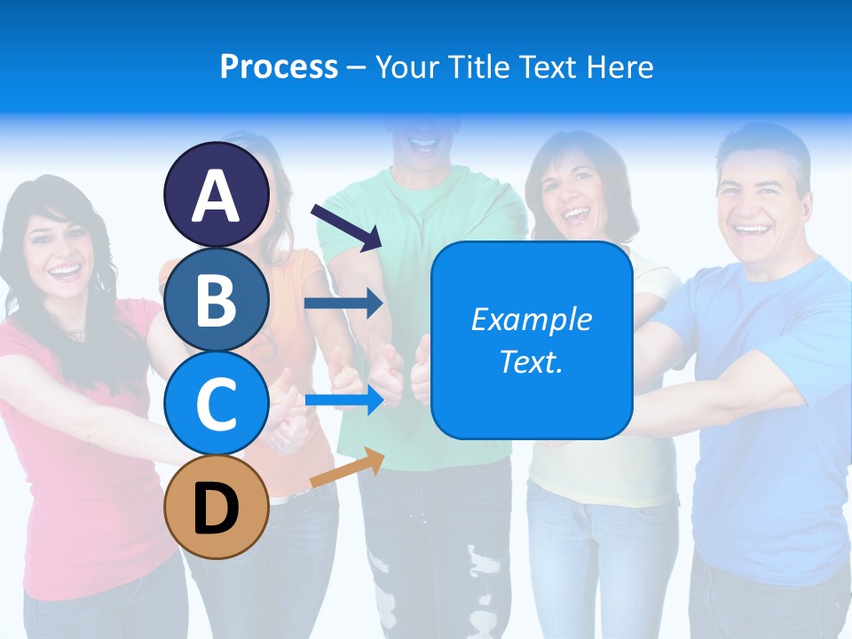 Group Isolated United PowerPoint Template