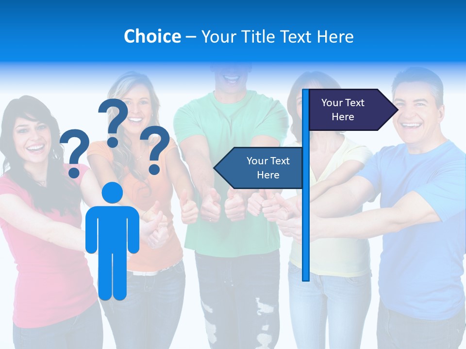 Group Isolated United PowerPoint Template