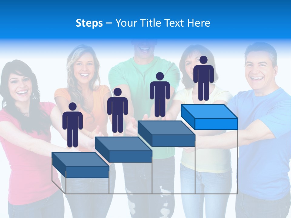 Group Isolated United PowerPoint Template