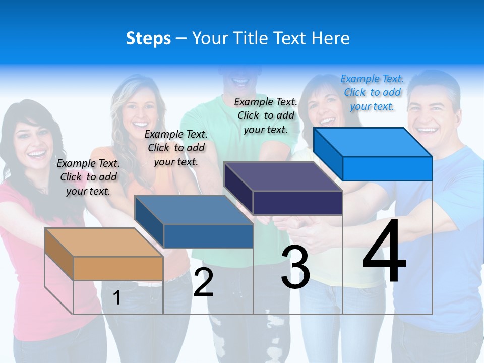 Group Isolated United PowerPoint Template