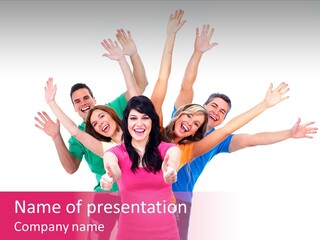 Family Isolated Person PowerPoint Template