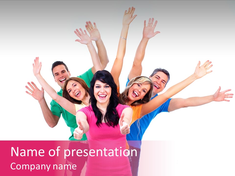 Family Isolated Person PowerPoint Template