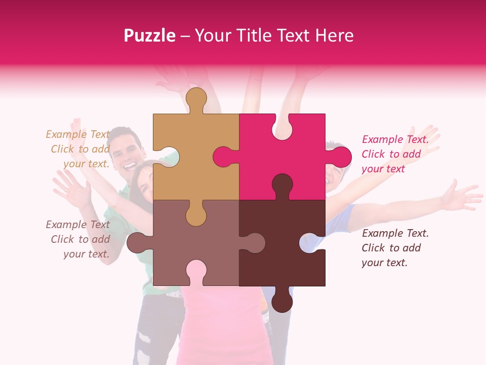 Family Isolated Person PowerPoint Template