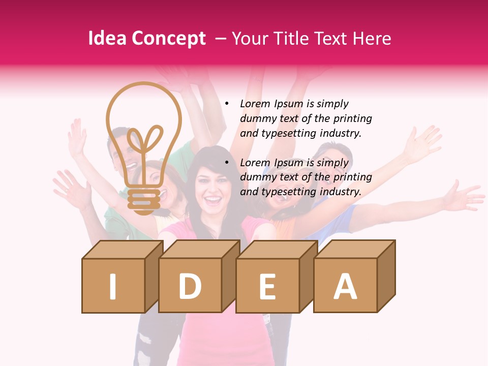 Family Isolated Person PowerPoint Template