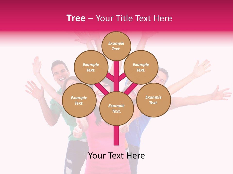 Family Isolated Person PowerPoint Template