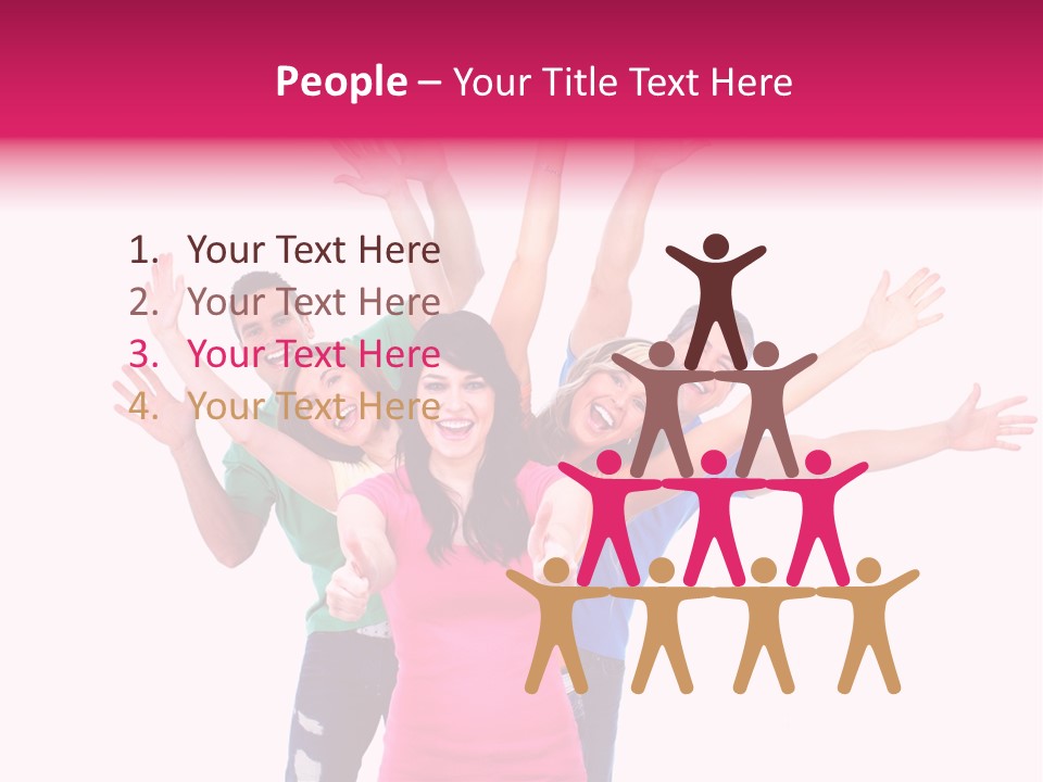 Family Isolated Person PowerPoint Template