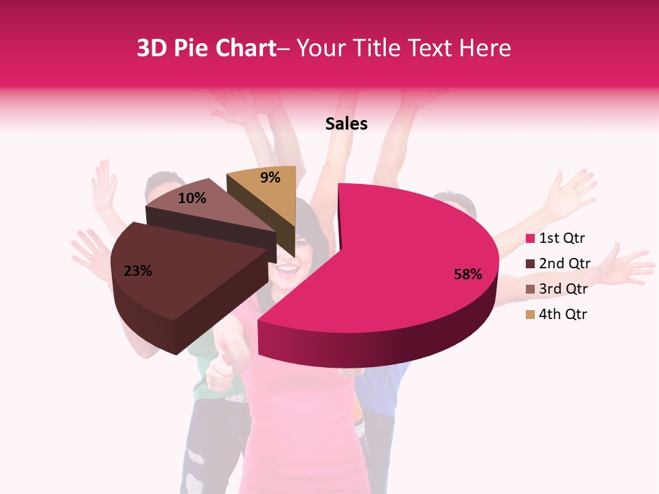 Family Isolated Person PowerPoint Template