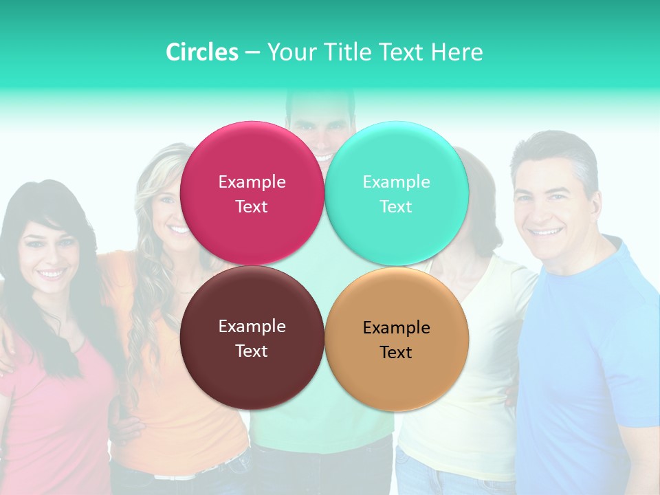 Portrait Teen Student PowerPoint Template