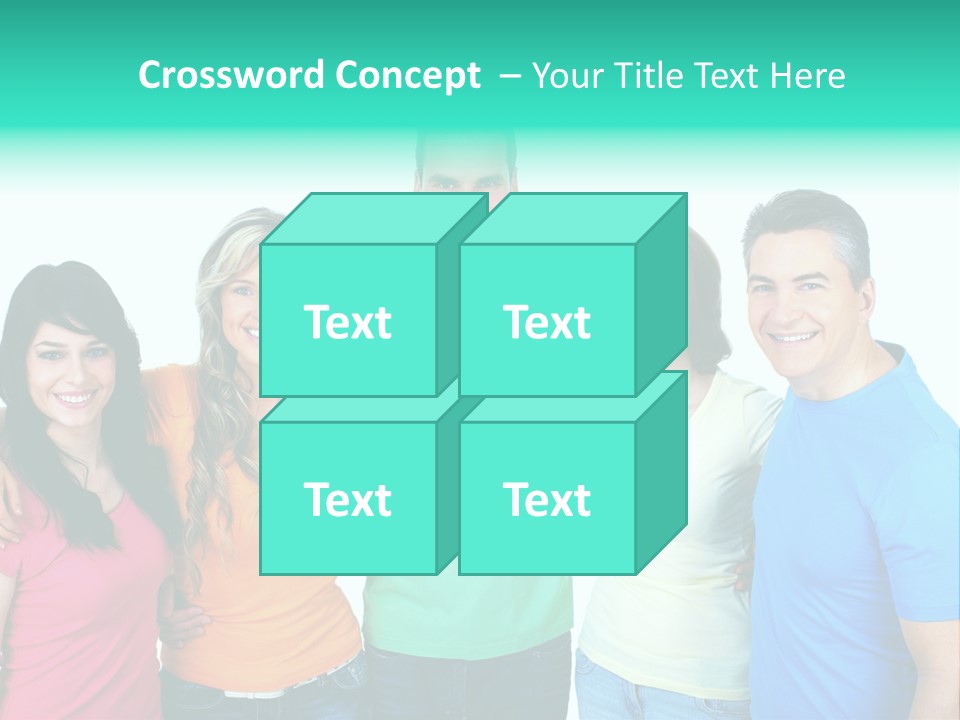 Portrait Teen Student PowerPoint Template