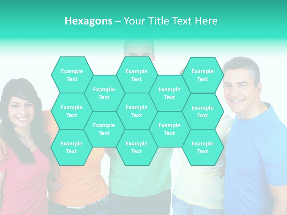 Portrait Teen Student PowerPoint Template