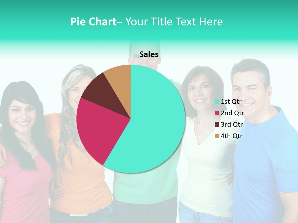 Portrait Teen Student PowerPoint Template