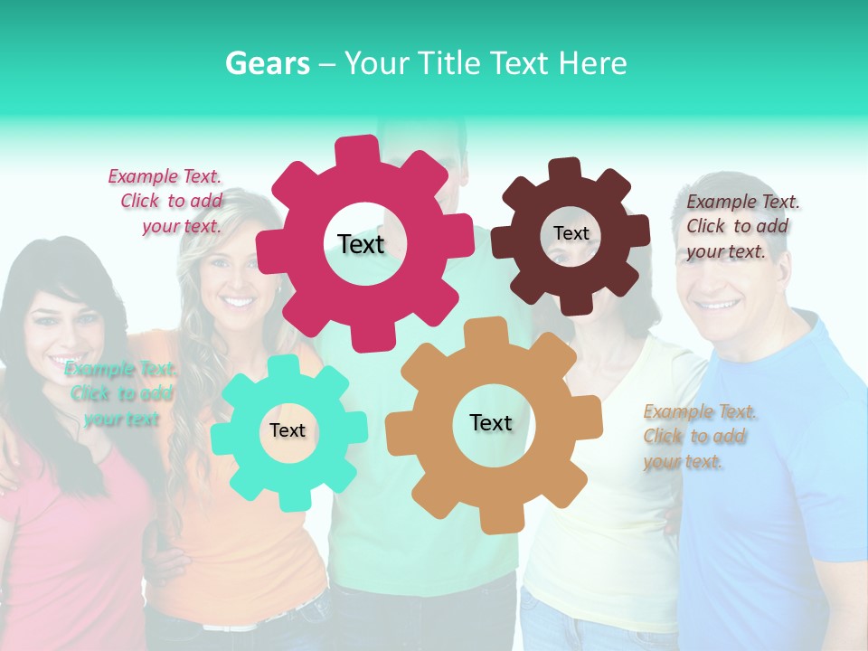 Portrait Teen Student PowerPoint Template