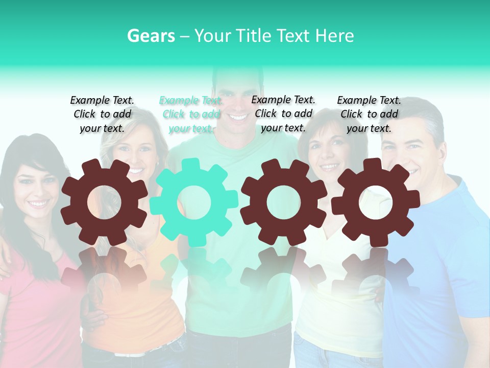 Portrait Teen Student PowerPoint Template