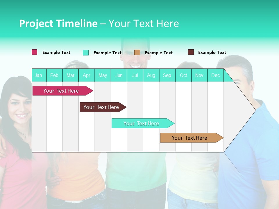 Portrait Teen Student PowerPoint Template